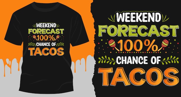 Weekend forecast 100 chance of tacos