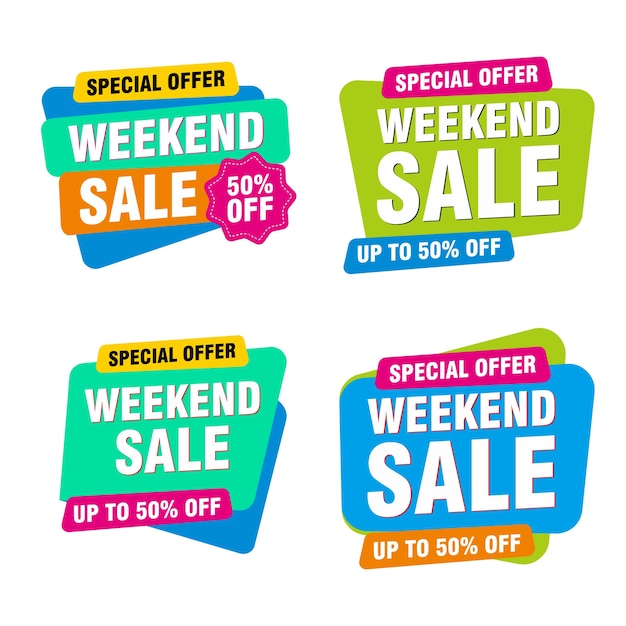 Weekend sale banner