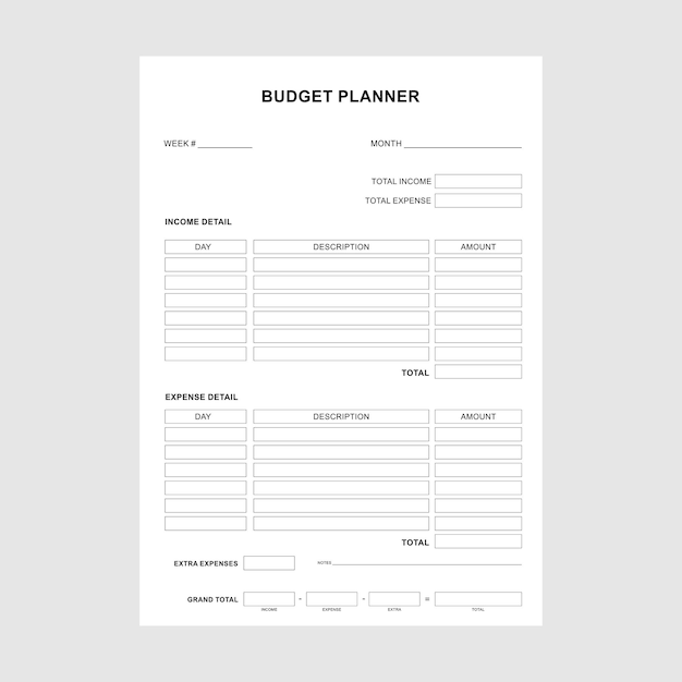 The Weekly Budget Diary A Personal Organizer for Your Money