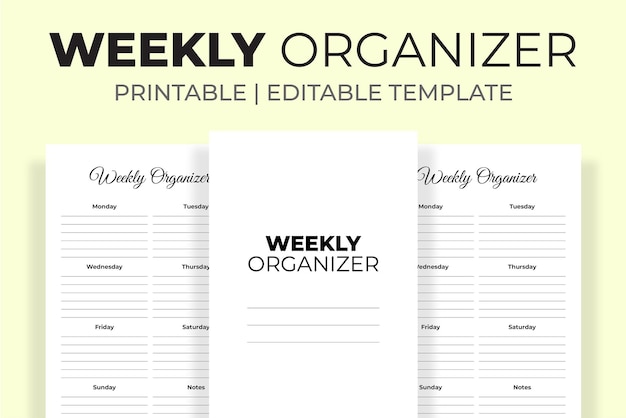 Weekly Organizer