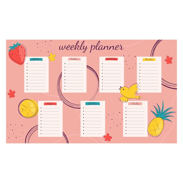 Weekly planer