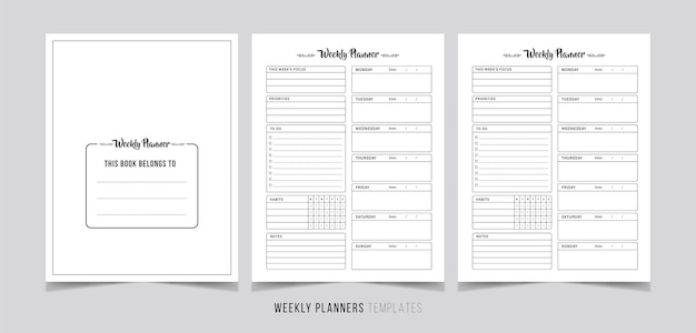 Weekly Planner Template