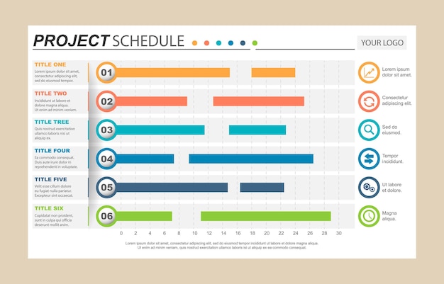 Weekly Timeline Template