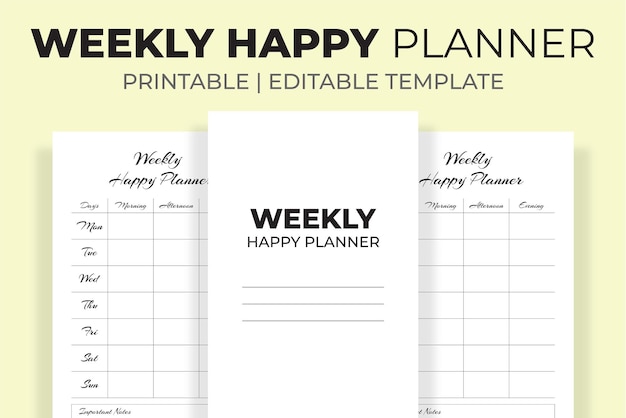 Weekplanner KDP Interieur