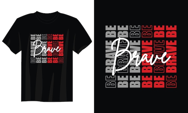 wees dapper typografie t-shirtontwerp voor printkleding