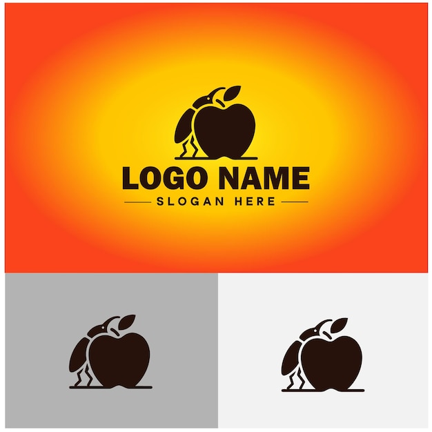 Weevil insect pest logo vector art icon graphics for business brand icon weevil logo template