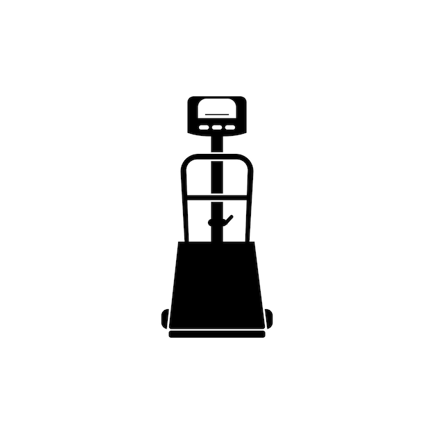 Weighing vector icon illustration template design