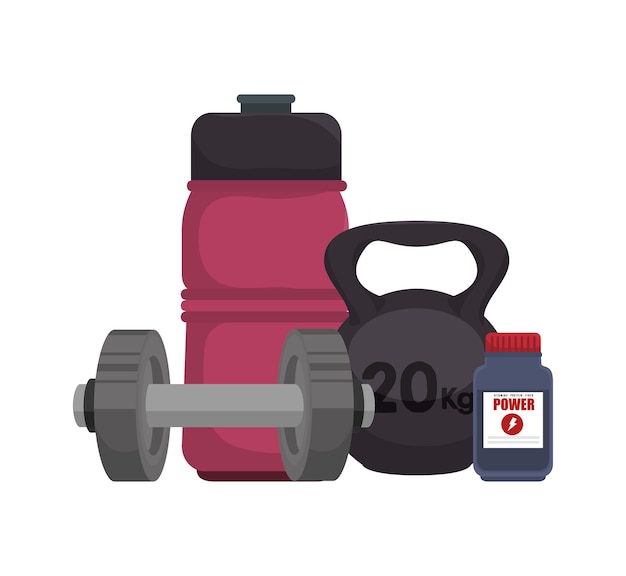 Vector weight lifting equipment icon vector illustration design