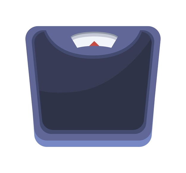 Vector weight measure balance device icon