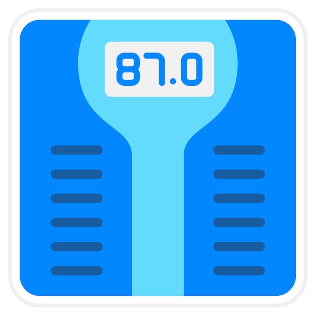 Vector weight scale icon