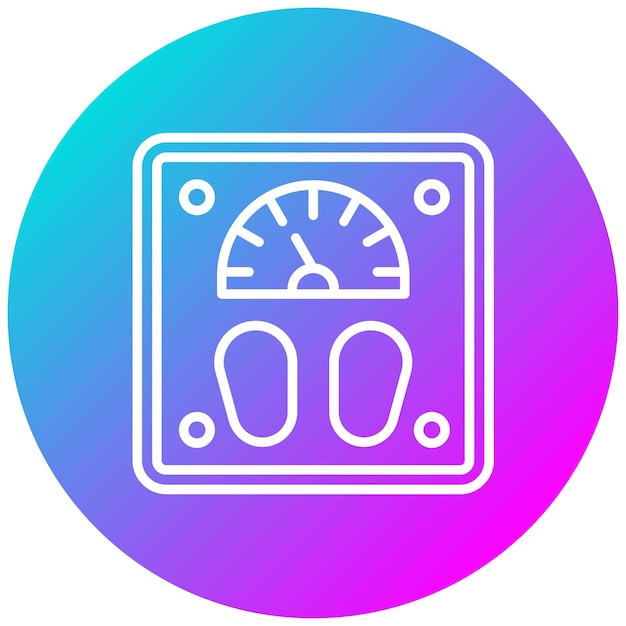 Weight scale vector icon can be used for medicine i iconset