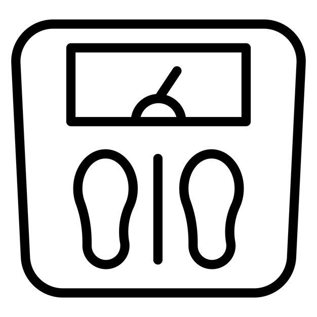 weighting machine icon vector image can be used for supermarket