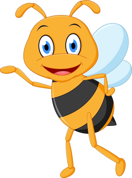 Weinig bijenbeeldverhaal het voorstellen