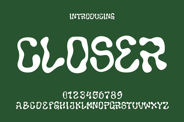 Weird font style letter pack