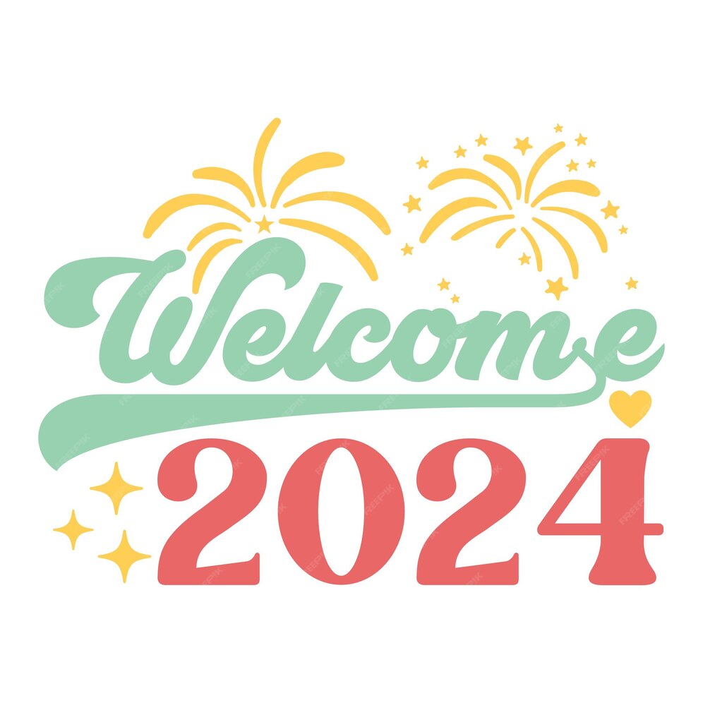Premium Vector 2024 retro svg design