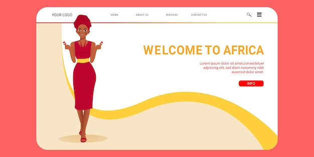 Welcome to the Africa travel website design page