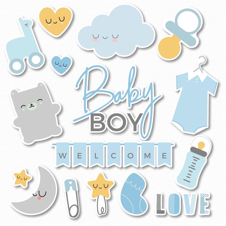 Добро пожаловать наклейки Baby Boy