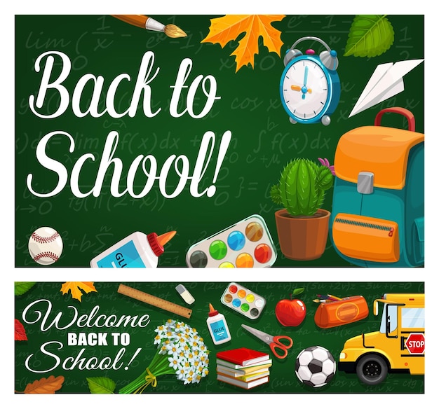 Welcome back to school education study supplies