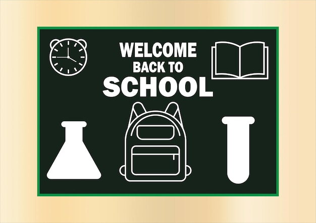 Welcome back to school poster