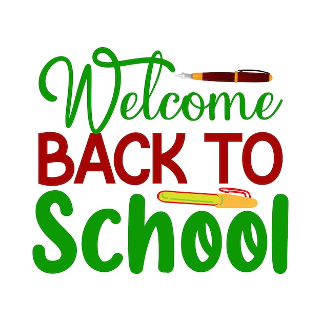 A welcome back to school sign that says welcome back to school.