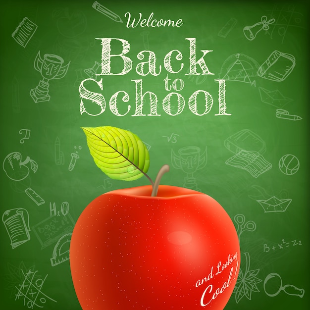 Welcome back to school template. 