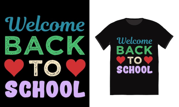 학교 tshirt 디자인에 다시 오신 것을 환영합니다