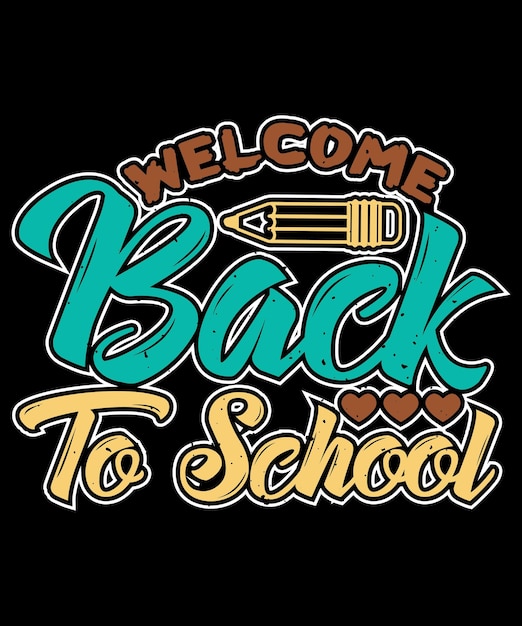 Vector welcome back to school