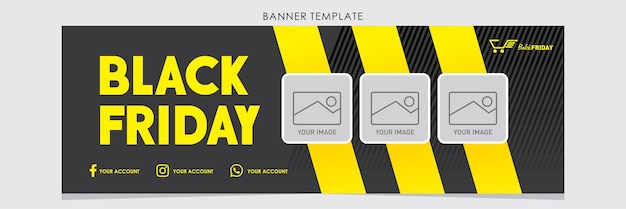 Welcome banner background flat design