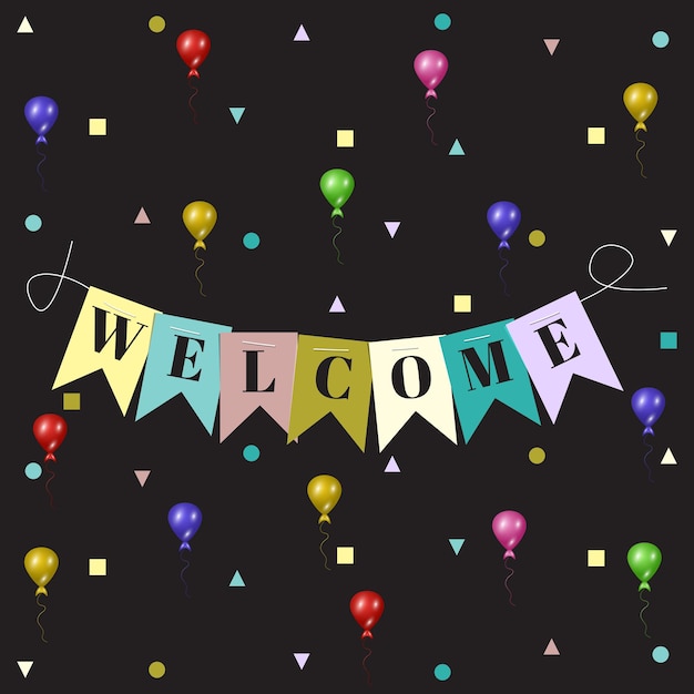 Welcome banner design