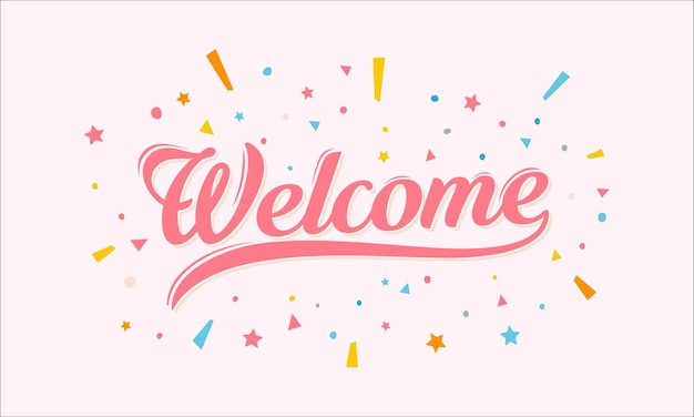 welcome banner sign, party, greetings