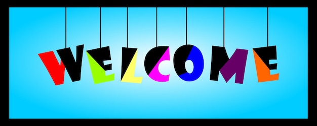 Vector welcome banner vector art, icons, and graphics