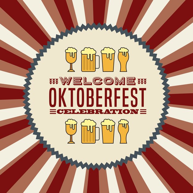 welcome oktoberfest beer festival