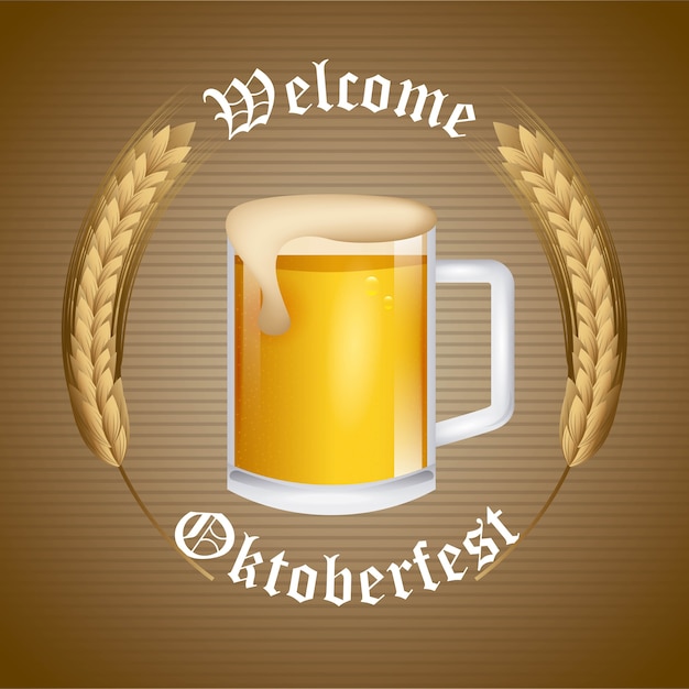 Welcome oktoberfest beer festival