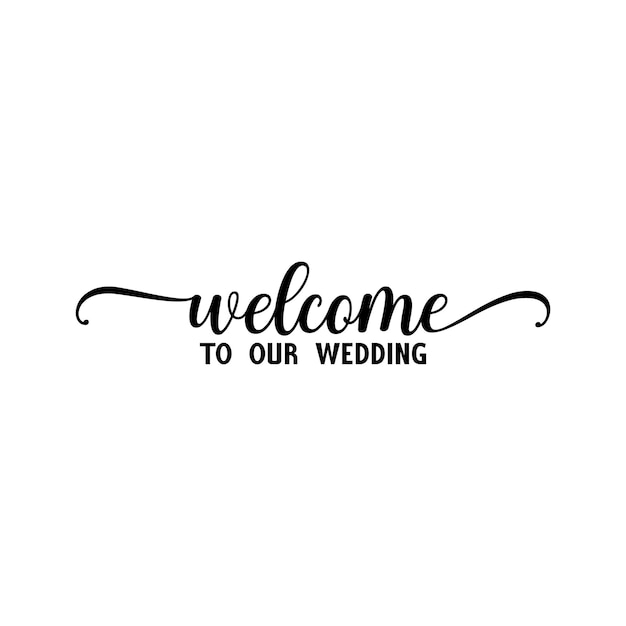 Welcome to our wedding