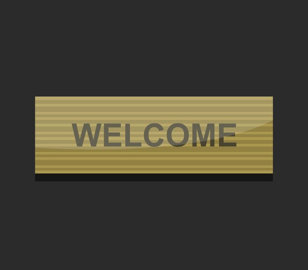 Welcome sign