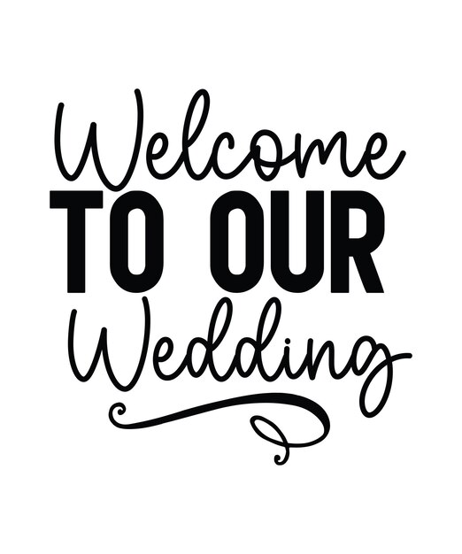 Vector welcome_to_our_wedding