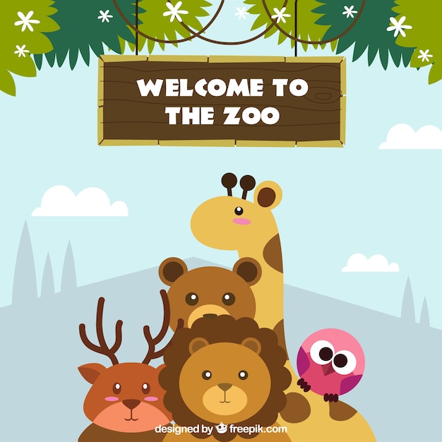 Welcome to the zoo background