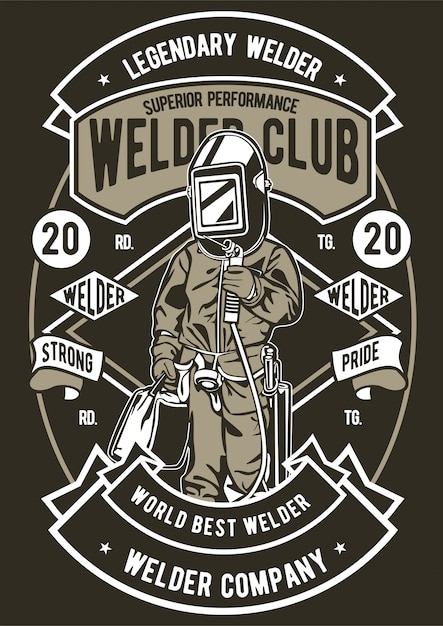 Welder illustration