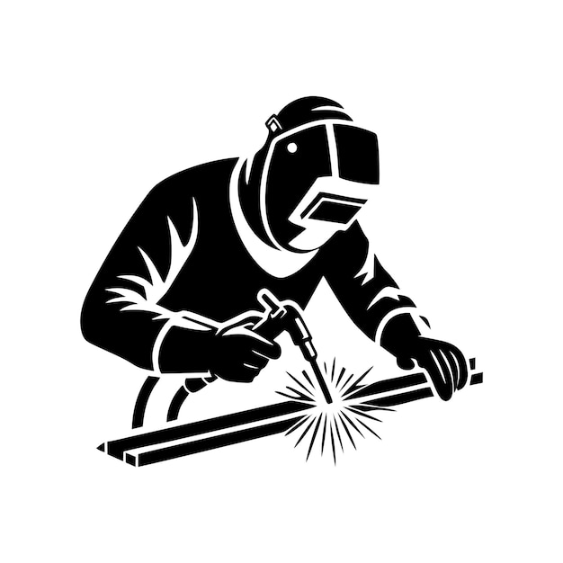 Welder logo design vector illustration Welder logo vector