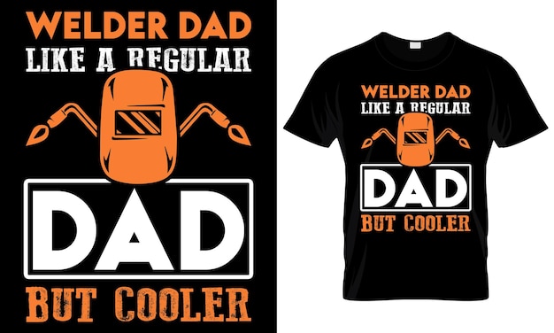 Welder Typography and Vector Tshirt Design