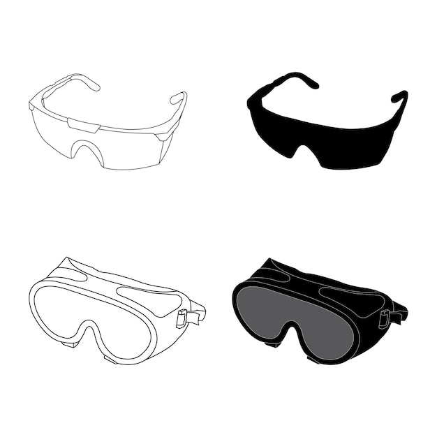 Welding glasses icon