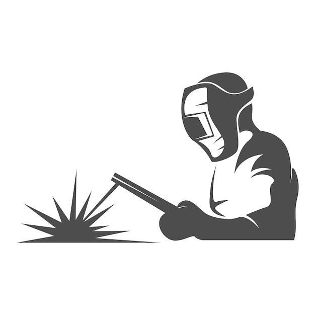 Vector welding icon logo design