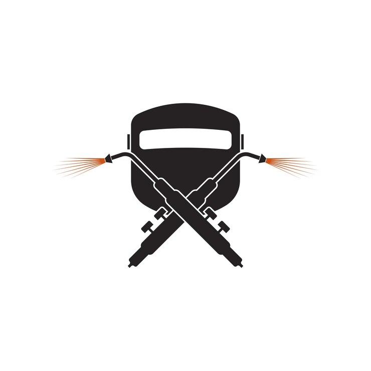 Vector welding logo
