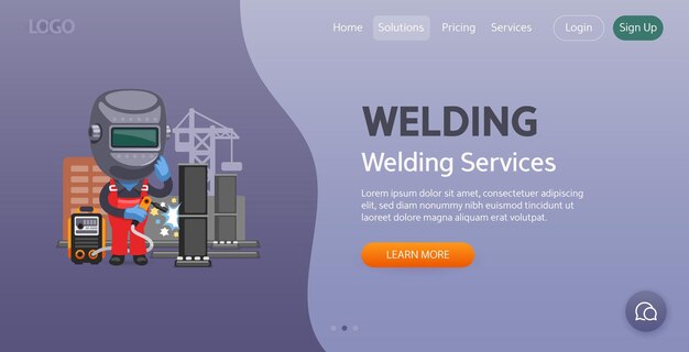 Welding Website Template