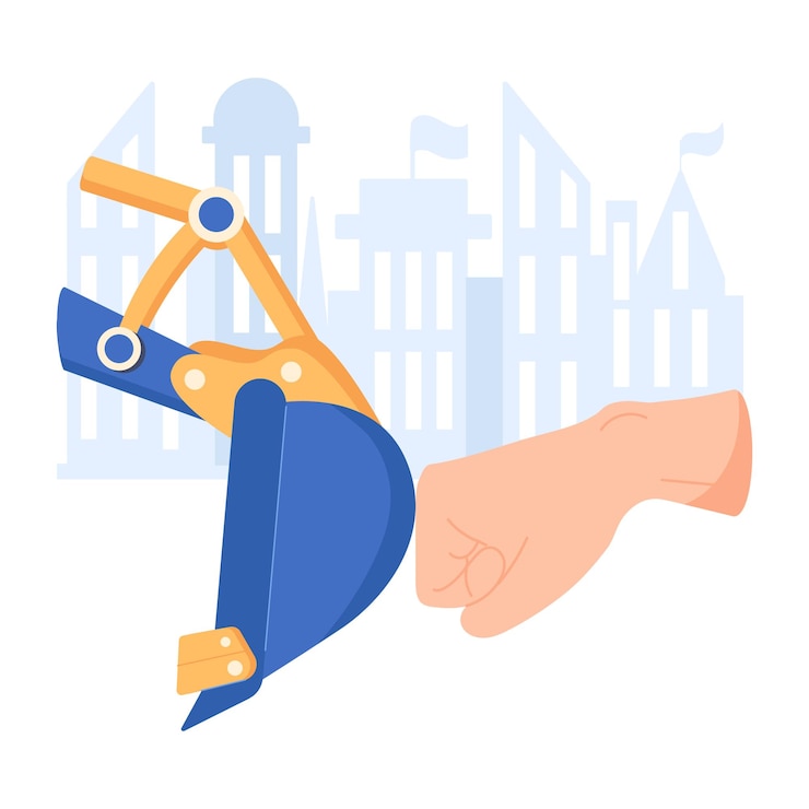 Vector welldesigned flat illustration of labour working