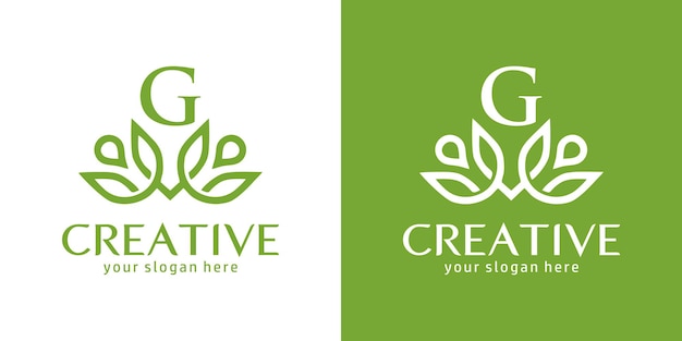 Wellness and beauty logo design template