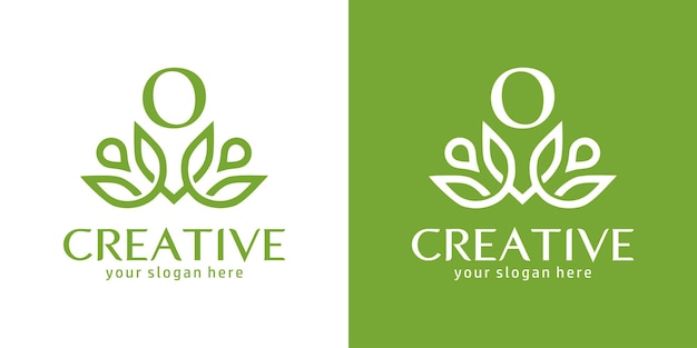 Wellness and beauty logo design template