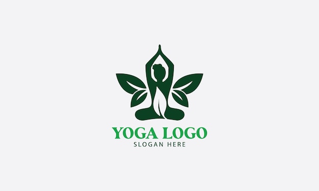 wellness en Yoga logo ontwerp vector illustratie logo ontwerp sjabloon idee