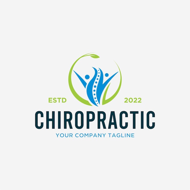 wellness gezondheidszorg Chiropractie logo-ontwerpen