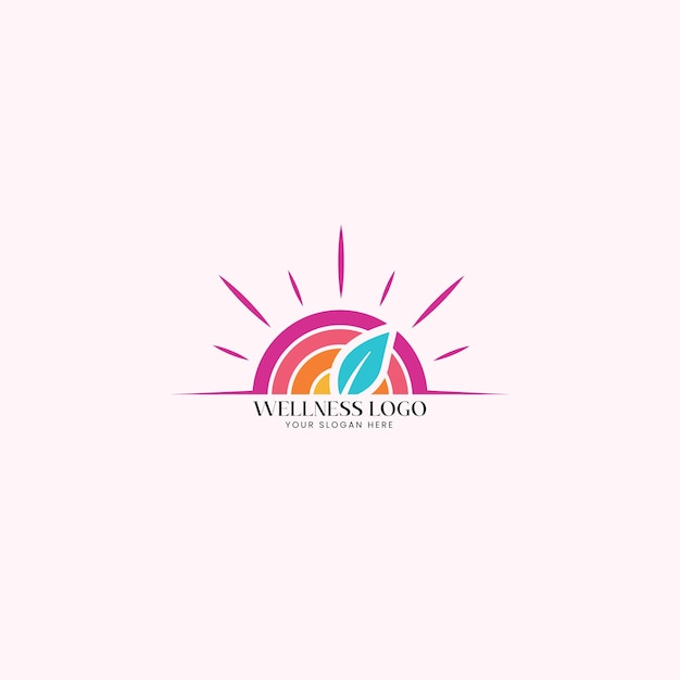 Vector wellness spa logo